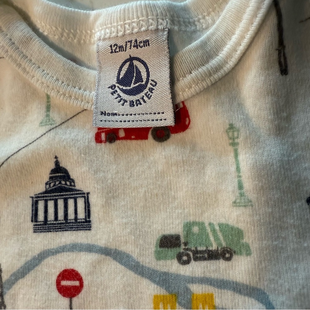 5 for $25!! French Petit Bateau Baby Boy 12 months or 74cm - Picture 6 of 10